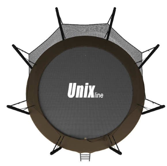 Батут UNIX line 10 ft Black&Brown (inside)