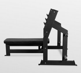 Скамья для жима горизонтальная BRONZE GYM AL-304